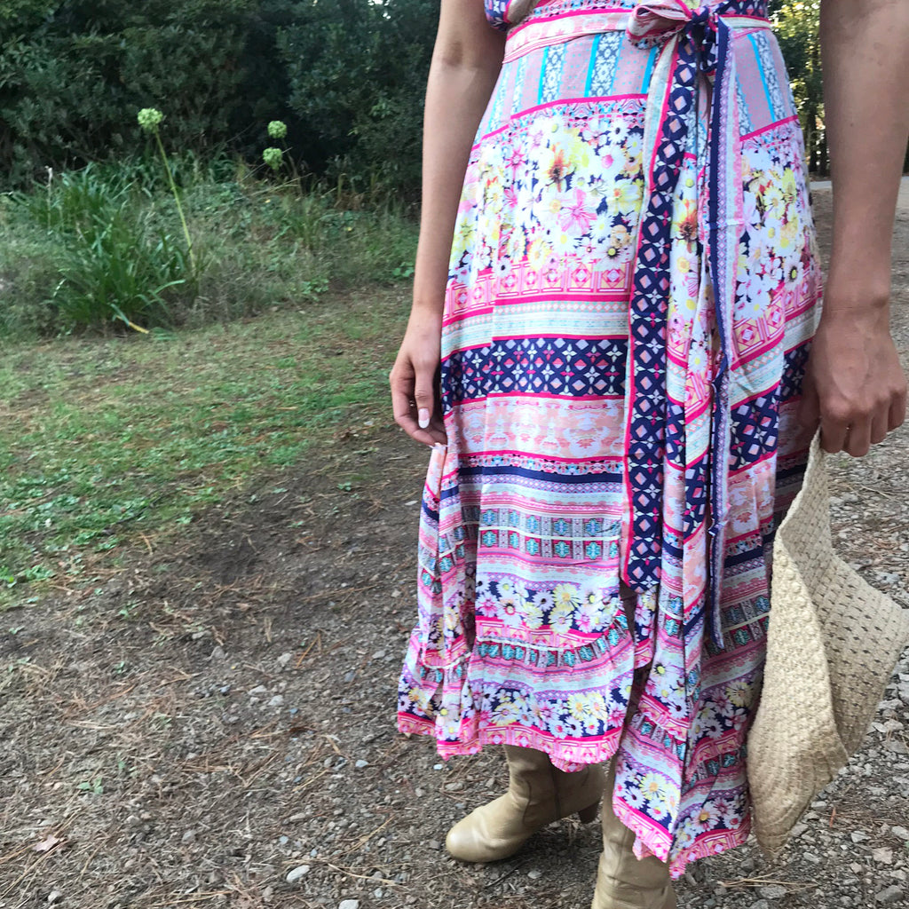 Melody Wrap Dress - Brighton Beach Boho