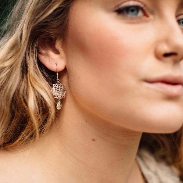 Mundi Prehnite Drops - Brighton Beach Boho