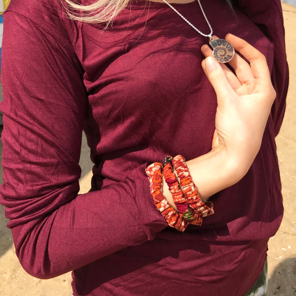 Sahana Medium Scrunchie - Brighton Beach Boho