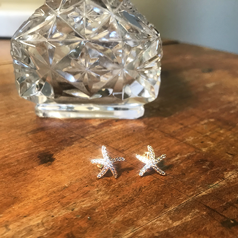 Tiny Crystal Gold Stars
