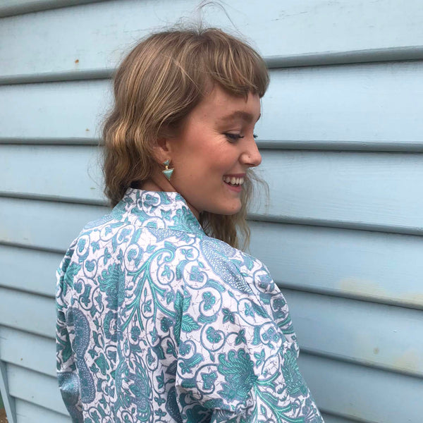 Turquoise Marble Arrows - Brighton Beach Boho